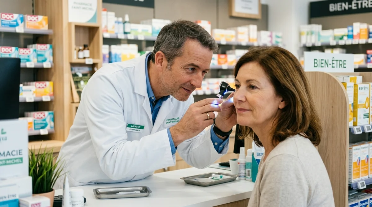 Un pharmacien peut il regarder les oreilles