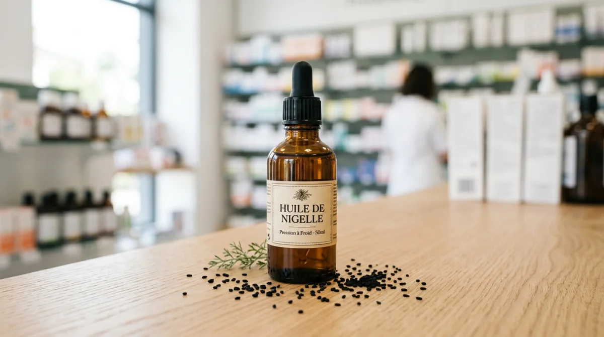 peut on trouver de l'huile de nigelle en pharmacie