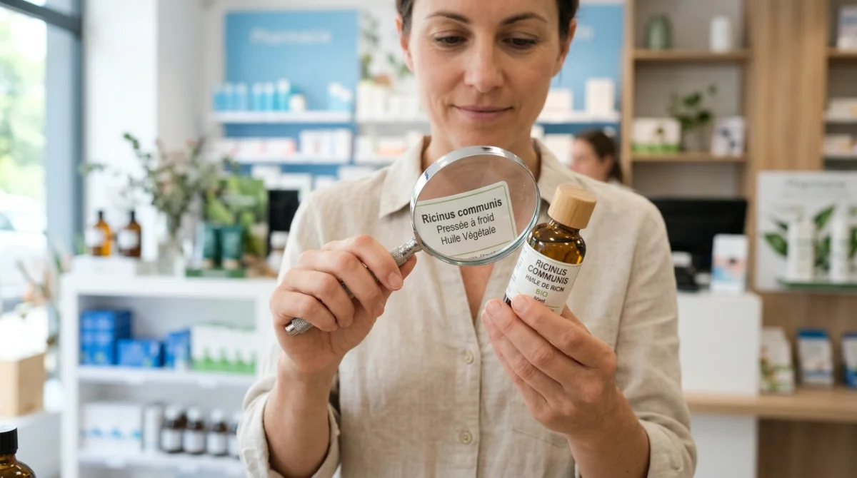 peut on trouver de l'huile de ricin en pharmacie