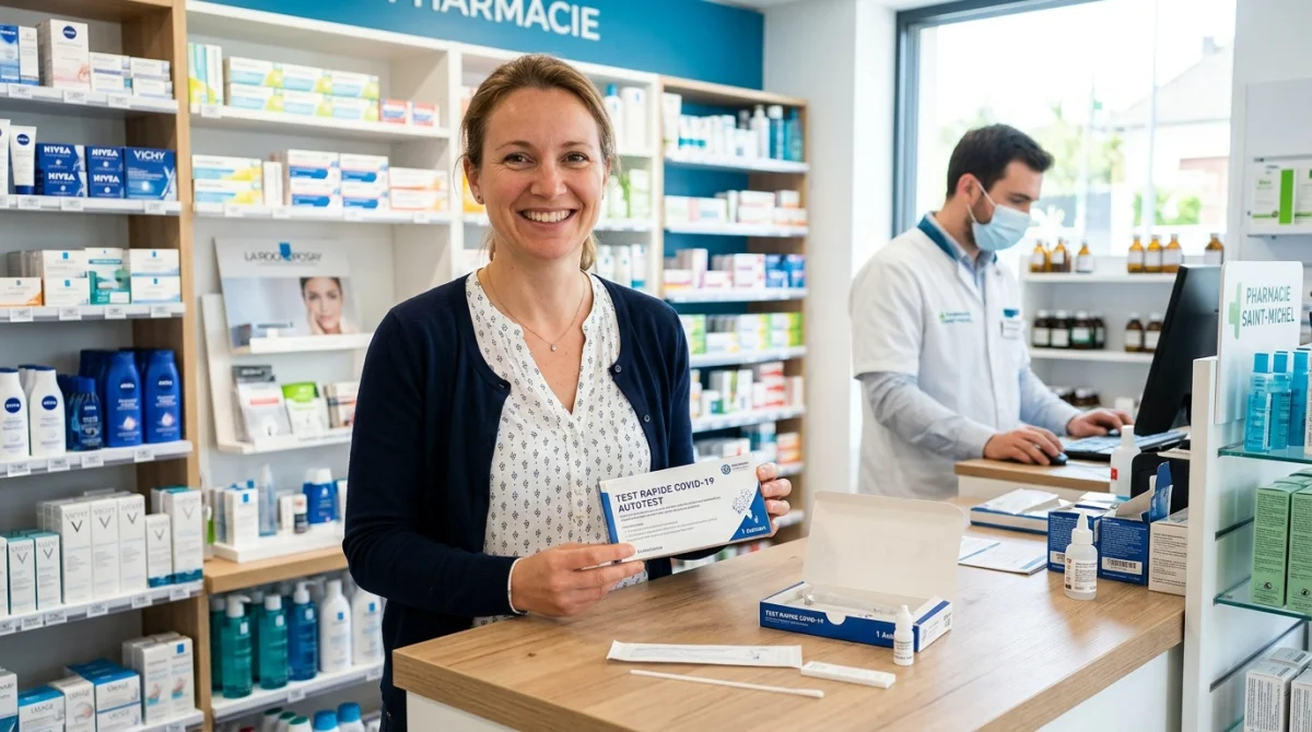 combien coute un test covid en pharmacie