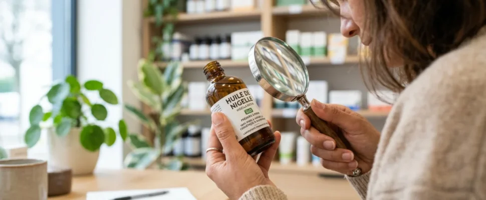 peut on trouver de l'huile de nigelle en pharmacie