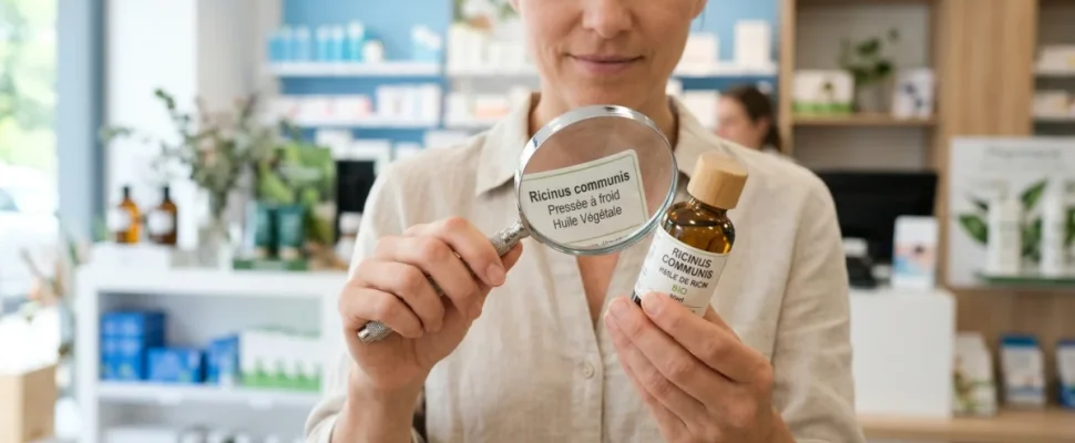 peut on trouver de l'huile de ricin en pharmacie